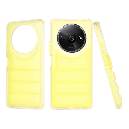 Kuori Xiaomi Redmi A3x / A3:lle, Techsuit, Wave Shield, Keltainen