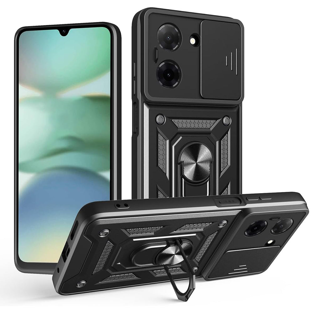 Kuori Xiaomi Redmi A5 4G:lle (Standard), Techsuit, CamShield, Musta