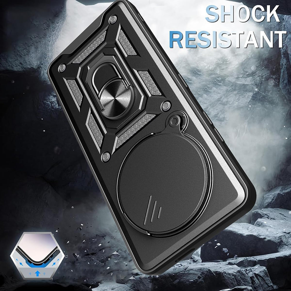 Kuori Xiaomi Redmi A5 4G:lle (Standard), Techsuit, CamShield, Musta