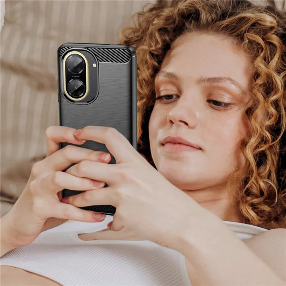 Kuori Xiaomi Redmi A5 4G:lle (Standard), Techsuit, Hiili, Musta
