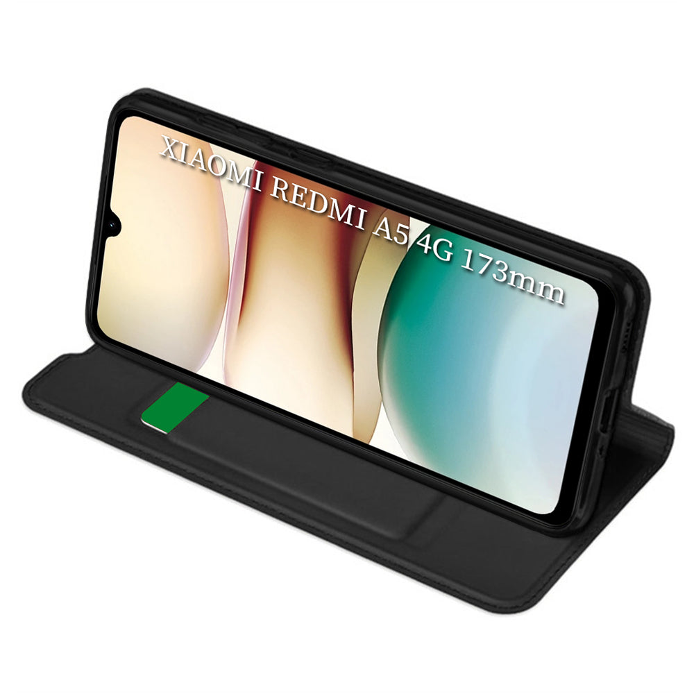 Kuori Xiaomi Redmi A5 4G:lle (Standard), Techsuit, Magskin Book, Musta