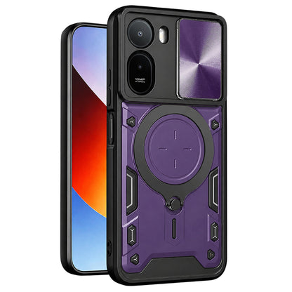 Kuori Xiaomi Redmi A7 Pro 4G:lle, Techsuit, CamGuard Pro, Violetti