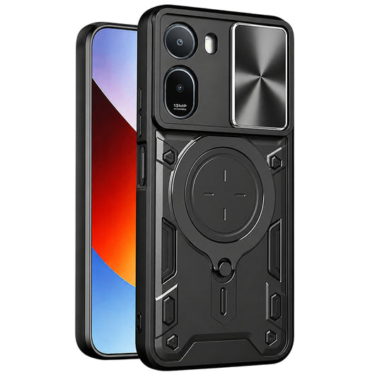 Kuori Xiaomi Redmi A7 Pro 4G:lle, Techsuit, CamGuard Pro, Musta