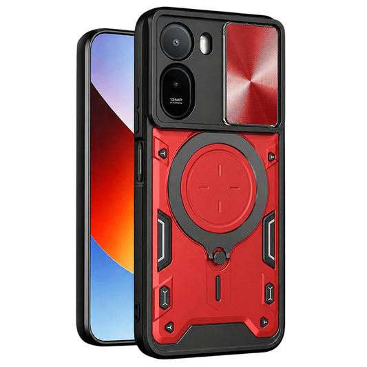 Kuori Xiaomi Redmi A7 Pro 4G:lle, Techsuit, CamGuard Pro, Punainen