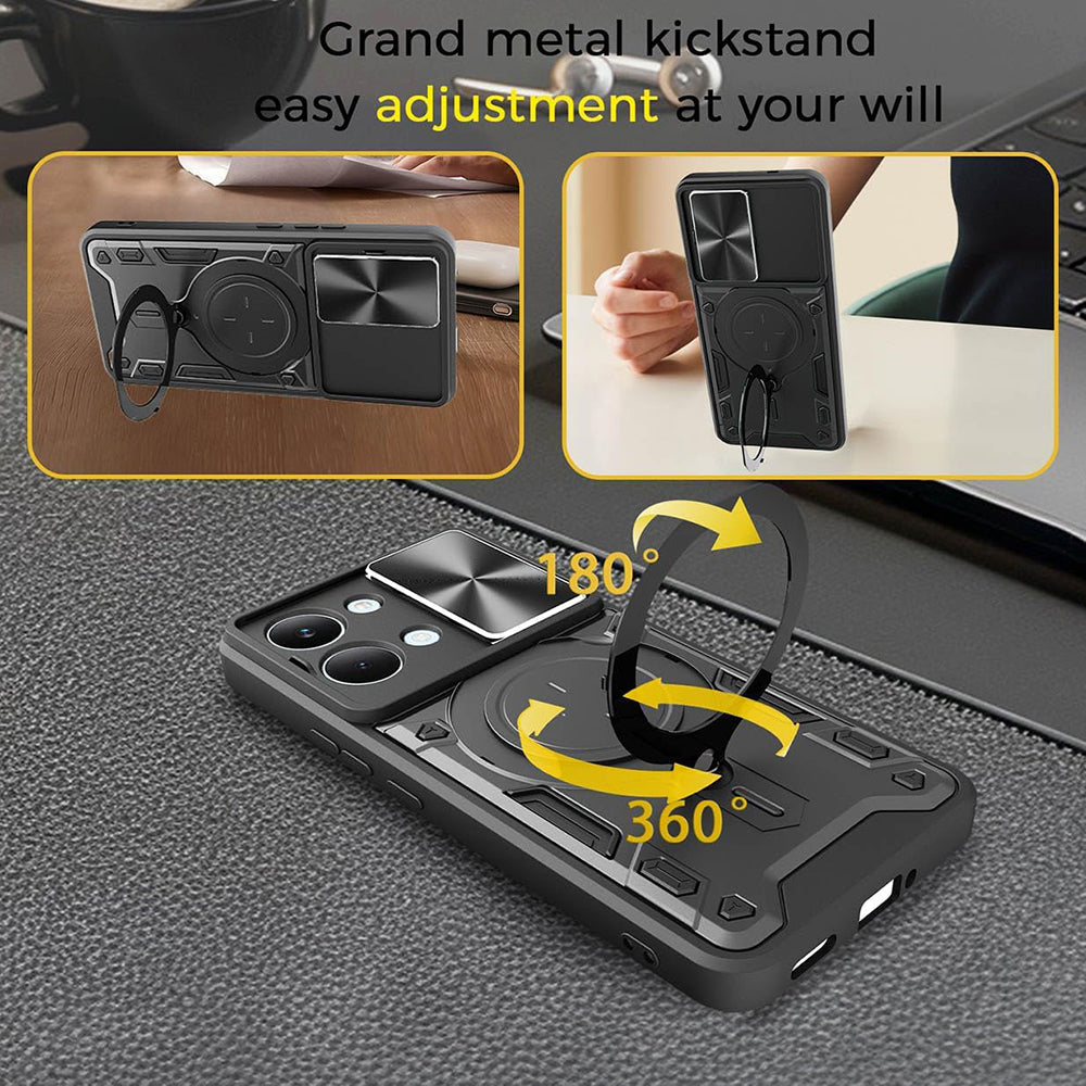 Kuori Xiaomi Redmi A7 Pro 4G:lle, Techsuit, CamGuard Pro, vaaleanpunakultainen
