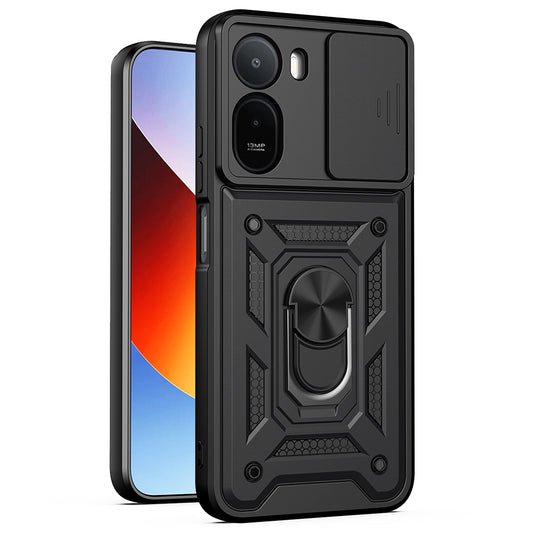 Kuori Xiaomi Redmi A7 Pro 4G:lle, Techsuit, CamShield, Musta