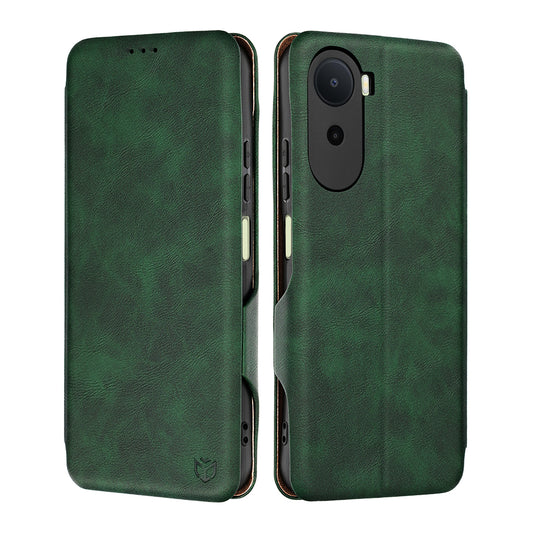 Kuori Xiaomi Redmi A7 Pro 4G:lle, Techsuit, Safe Wallet Plus, Vihreä