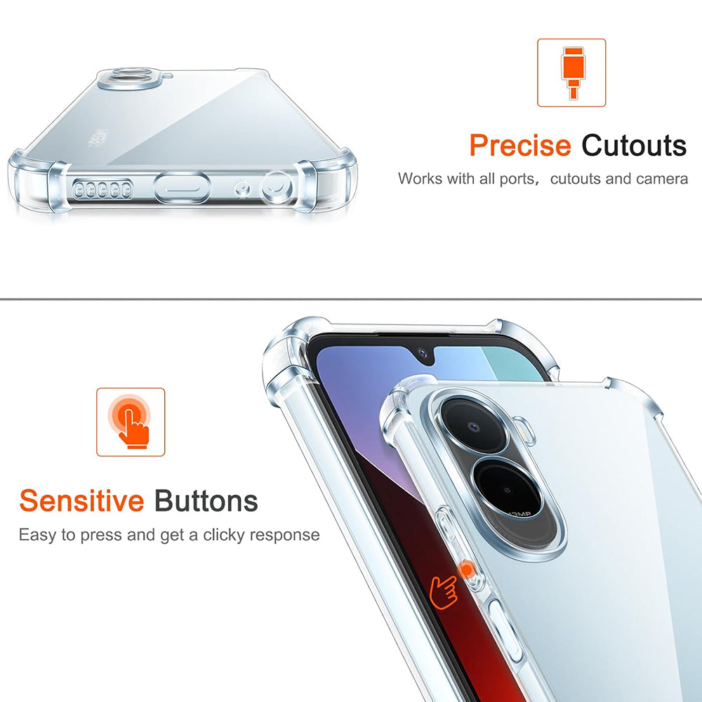 Suojakotelo Xiaomi Redmi A7 Pro 4G:lle, Techsuit, Iskunkestävä Läpinäkyvä, Läpinäkyvä