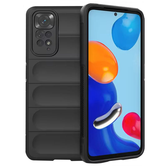 Kuori Xiaomi Redmi Note 11S / Note 11:lle, Techsuit, Magic Shield, Musta