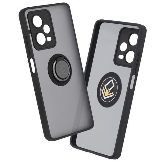 Kuori Xiaomi Redmi Note 12 Pro 5G:lle, Techsuit, Glinth, Musta
