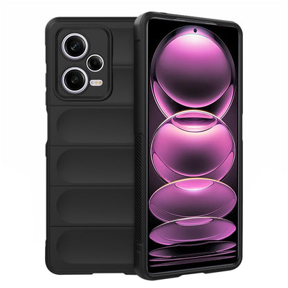 Kuori Xiaomi Redmi Note 12 Pro 5G:lle, Techsuit, Magic Shield, Musta