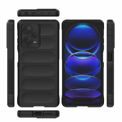 Kuori Xiaomi Redmi Note 12 Pro 5G:lle, Techsuit, Magic Shield, Musta