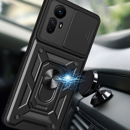 Kuori Xiaomi Redmi Note 12S:lle, Techsuit, CamShield, Musta