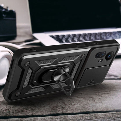 Kuori Xiaomi Redmi Note 12S:lle, Techsuit, CamShield, Musta