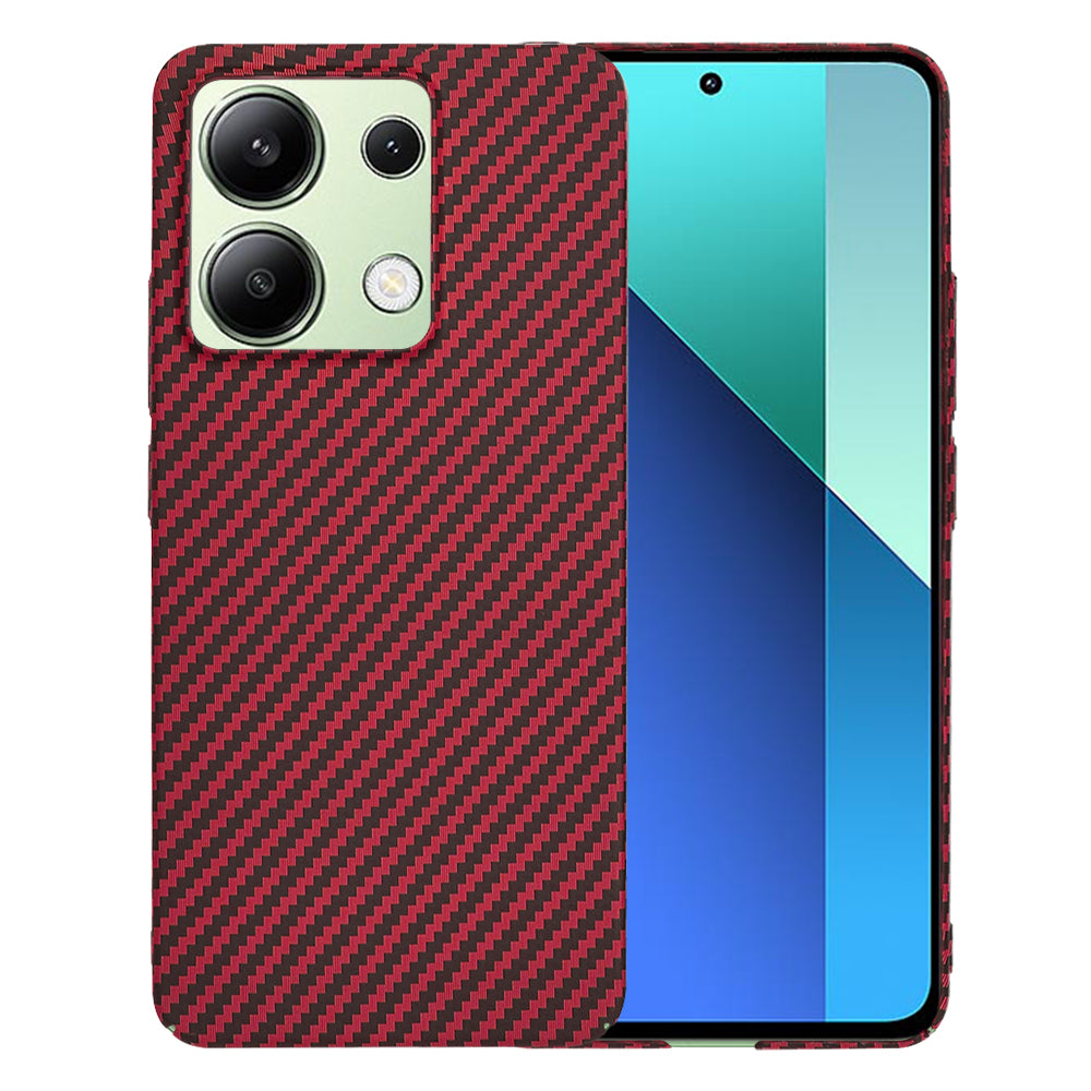 Kuori Xiaomi Redmi Note 13 4G:lle, Techsuit, Carbonite FiberShell, Punainen