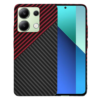 Kuori Xiaomi Redmi Note 13 4G:lle, Techsuit, Carbonite FiberShell, Musta Punainen