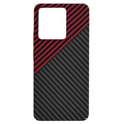 Kuori Xiaomi Redmi Note 13 4G:lle, Techsuit, Carbonite FiberShell, Musta Punainen