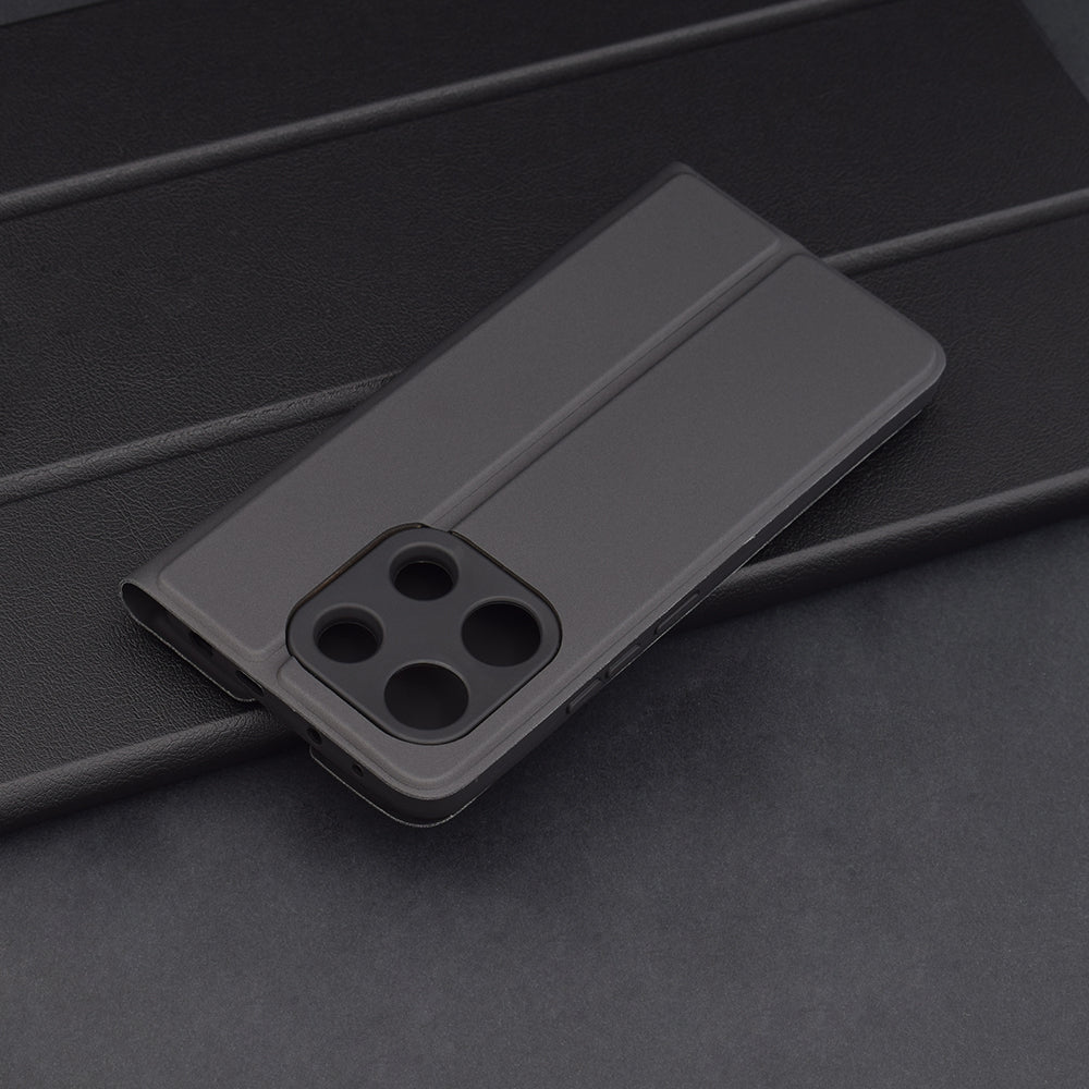 Kuori Xiaomi Redmi Note 13 4G:lle, Techsuit, Magskin Book, Musta