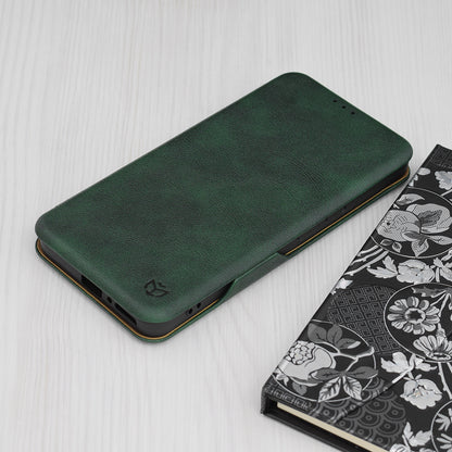 Case for Xiaomi Redmi Note 13 4G, Techsuit, Safe Wallet Plus, Green
