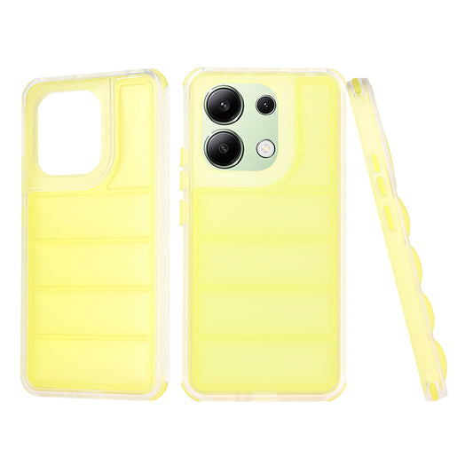 Kuori Xiaomi Redmi Note 13 4G:lle, Techsuit, Wave Shield, Keltainen
