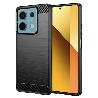 Kuori Xiaomi Redmi Note 13 5G:lle, Techsuit, Hiili, Musta