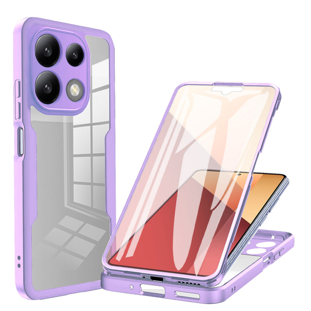 Kuori Xiaomi Redmi Note 13 5G:lle, Techsuit, ColorVerse 360, Violetti