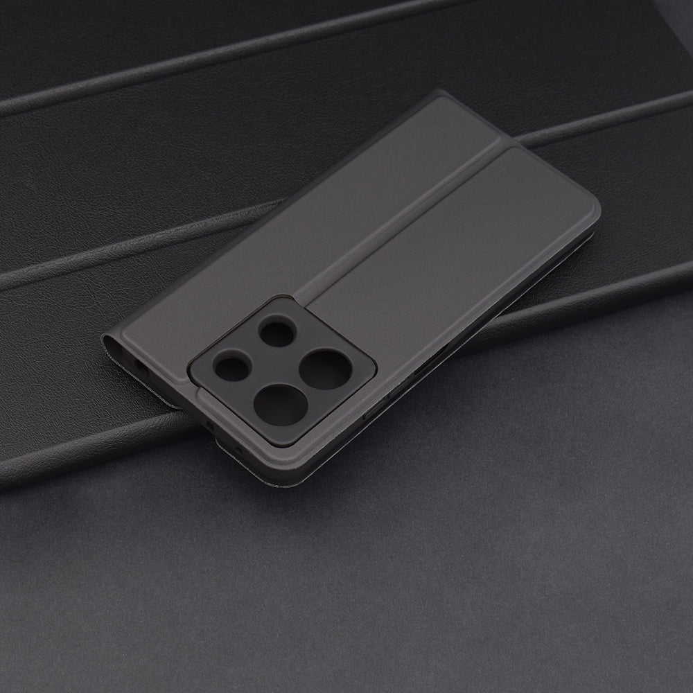 Kuori Xiaomi Redmi Note 13 5G:lle, Techsuit, Magskin Book, Musta