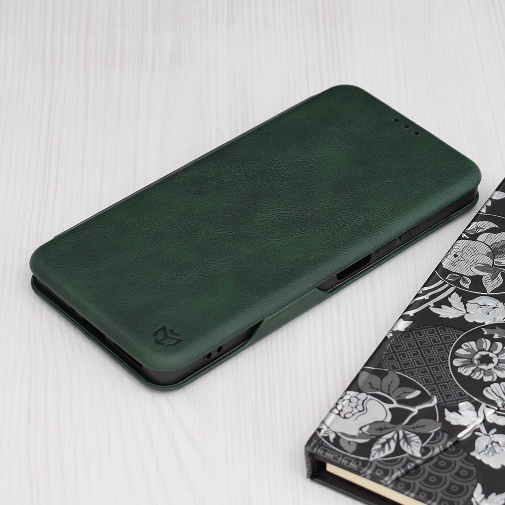 Kuori Xiaomi Redmi Note 13 5G:lle, Techsuit, Safe Wallet Plus, Vihreä