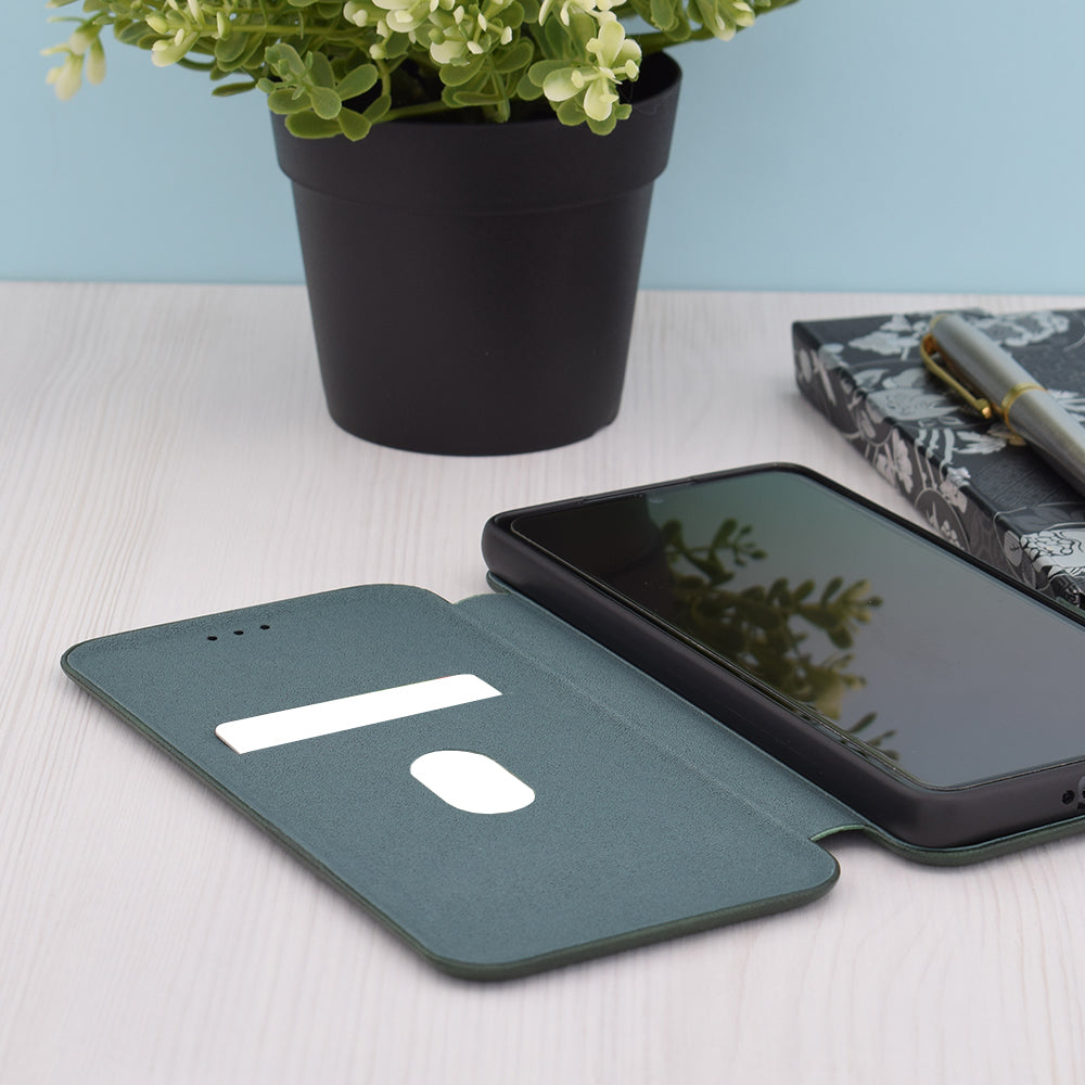 Kuori Xiaomi Redmi Note 13 5G:lle, Techsuit, Safe Wallet Plus, Vihreä