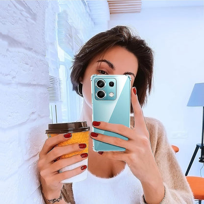 Kuori Xiaomi Redmi Note 13 5G:lle, Techsuit, Iskunkestävä Kirkas, Läpinäkyvä