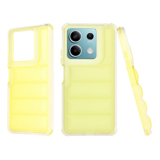 Kuori Xiaomi Redmi Note 13 5G:lle, Techsuit, Wave Shield, Keltainen