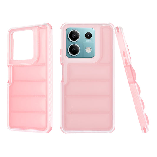 Kuori Xiaomi Redmi Note 13 5G:lle, Techsuit, Wave Shield, Vaaleanpunainen