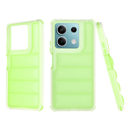 Kuori Xiaomi Redmi Note 13 5G:lle, Techsuit, Wave Shield, Vihreä