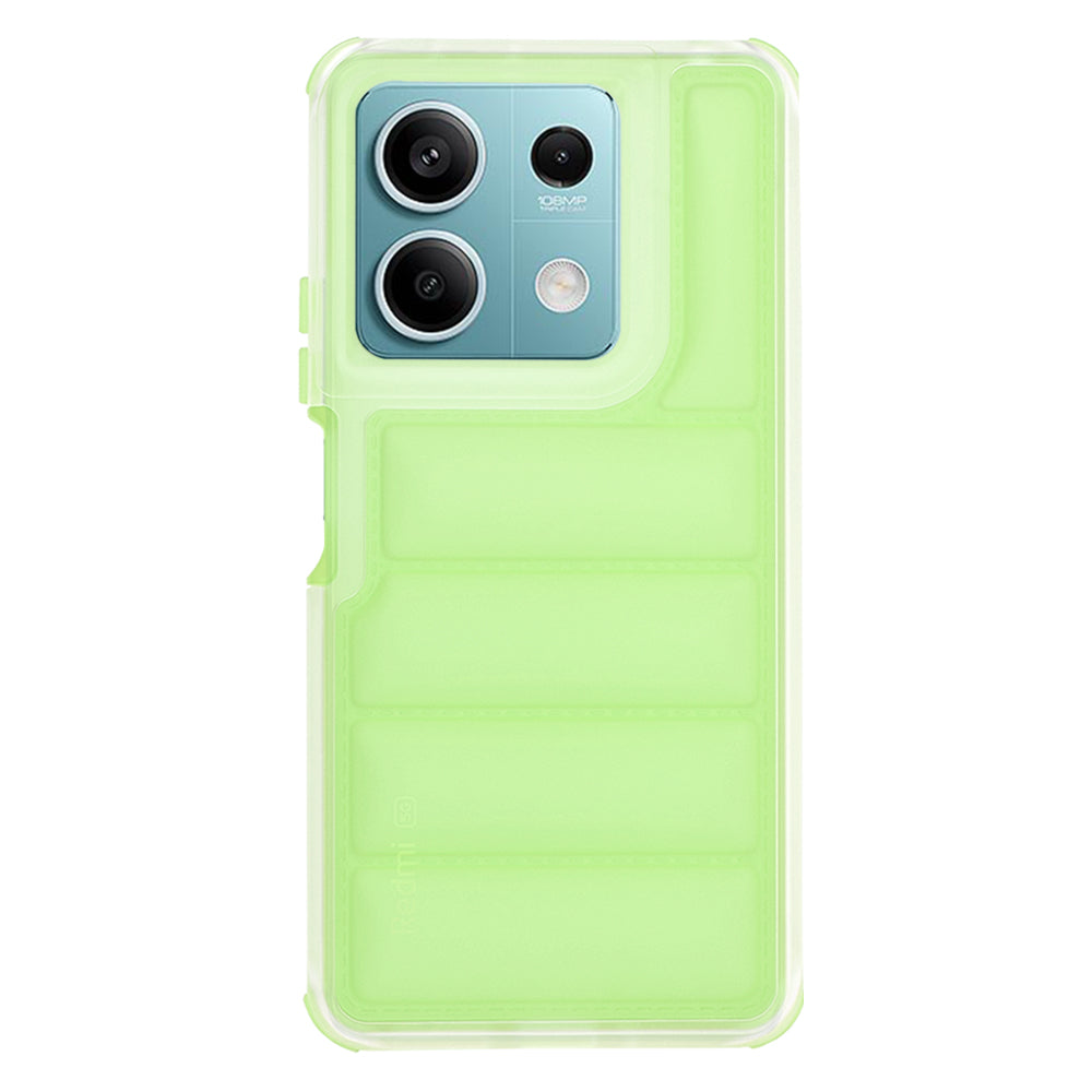 Kuori Xiaomi Redmi Note 13 5G:lle, Techsuit, Wave Shield, Vihreä
