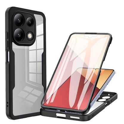 Kuori Xiaomi Redmi Note 13 Pro 4G / Poco M6 Pro 4G:lle, Techsuit, ColorVerse 360, Musta