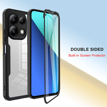 Kuori Xiaomi Redmi Note 13 Pro 4G / Poco M6 Pro 4G:lle, Techsuit, ColorVerse 360, Musta