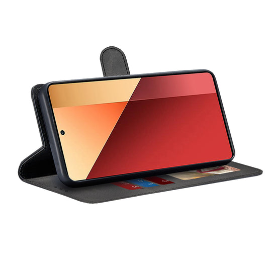 Kuori Xiaomi Redmi Note 13 Pro 4G / Poco M6 Pro 4G:lle, Techsuit, Diary Book, Musta
