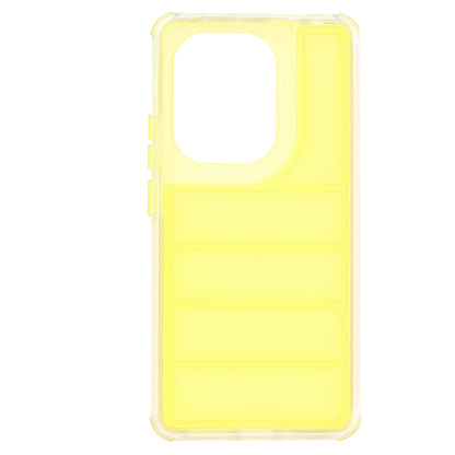 Kuori Xiaomi Redmi Note 13 Pro 4G / Poco M6 Pro 4G:lle, Techsuit, Wave Shield, Keltainen
