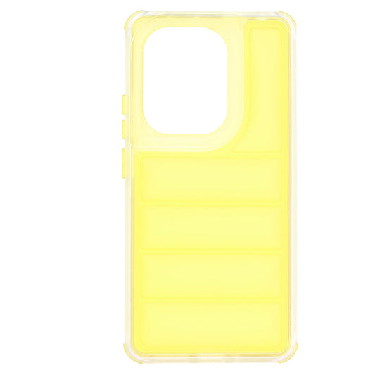 Kuori Xiaomi Redmi Note 13 Pro 4G / Poco M6 Pro 4G:lle, Techsuit, Wave Shield, Keltainen