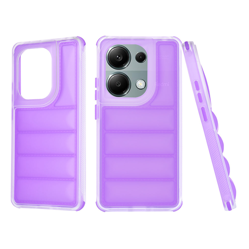 Case for Xiaomi Redmi Note 13 Pro 4G / Poco M6 Pro 4G, Techsuit, Wave Shield, Purple