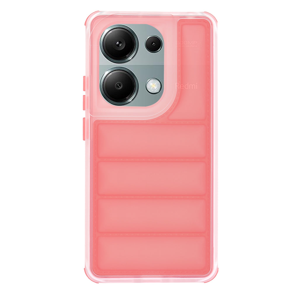 Kuori Xiaomi Redmi Note 13 Pro 4G / Poco M6 Pro 4G:lle, Techsuit, Wave Shield, Punainen