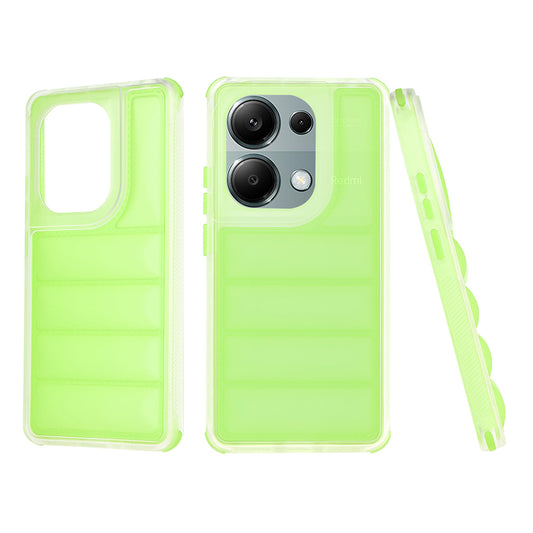 Kuori Xiaomi Redmi Note 13 Pro 4G / Poco M6 Pro 4G:lle, Techsuit, Wave Shield, Vihreä
