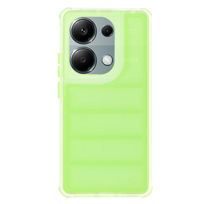 Kuori Xiaomi Redmi Note 13 Pro 4G / Poco M6 Pro 4G:lle, Techsuit, Wave Shield, Vihreä