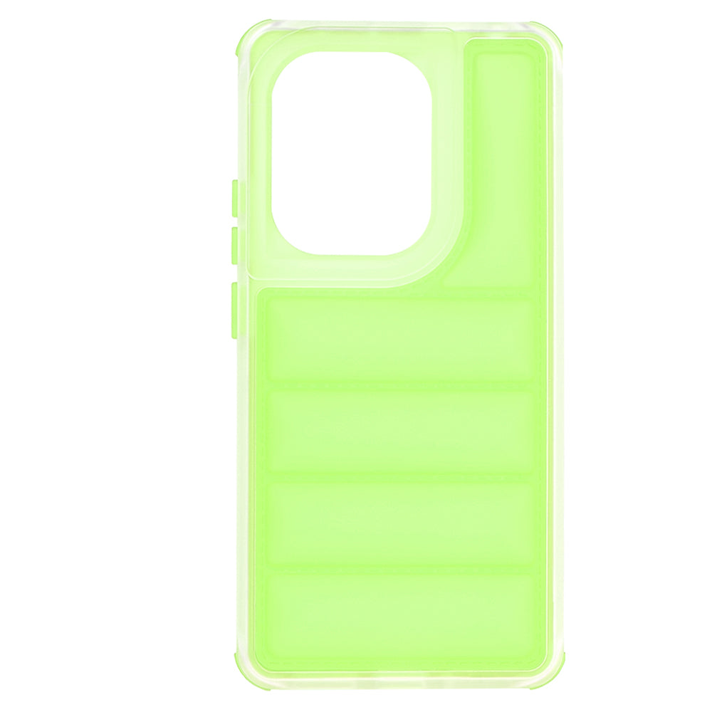 Kuori Xiaomi Redmi Note 13 Pro 4G / Poco M6 Pro 4G:lle, Techsuit, Wave Shield, Vihreä