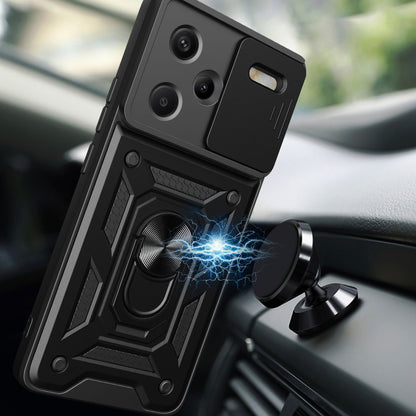 Case for Xiaomi Redmi Note 13 Pro+, Techsuit, CamShield, Black