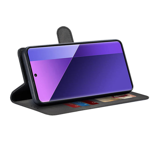 Kuori Xiaomi Redmi Note 13 Pro+:lle, Techsuit, Diary Book, Musta