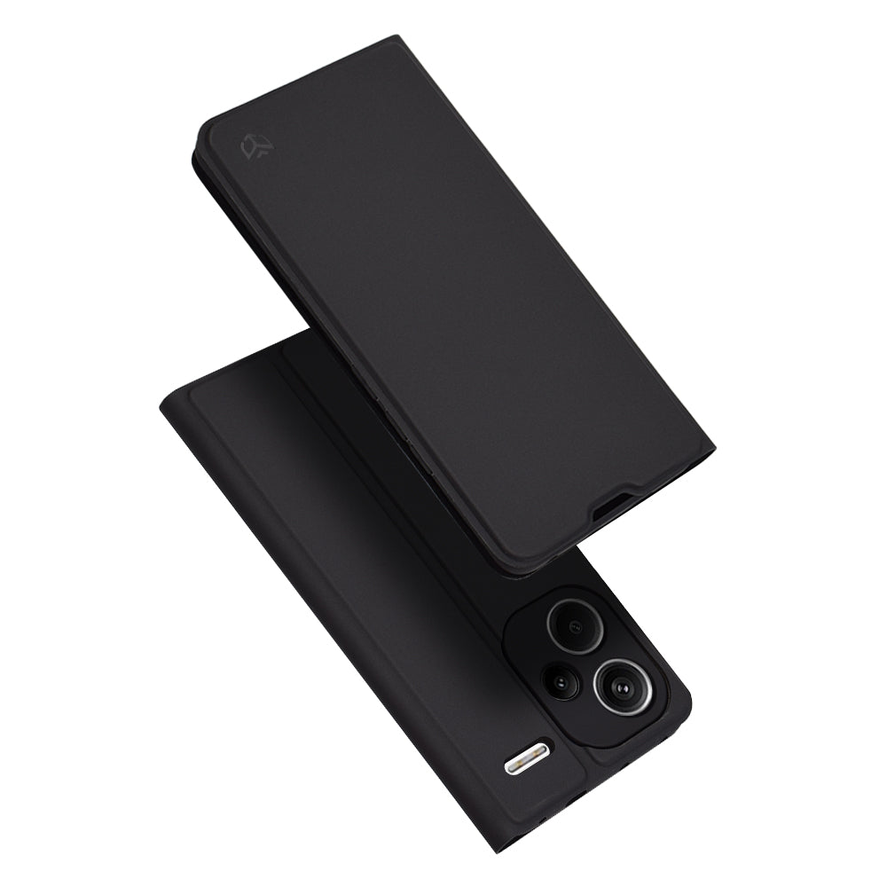Kuori Xiaomi Redmi Note 13 Pro+:lle, Techsuit, Magskin Book, Musta