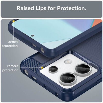 Kuori Xiaomi Redmi Note 14 4G:lle (Alueellinen), Techsuit, Hiili, Musta