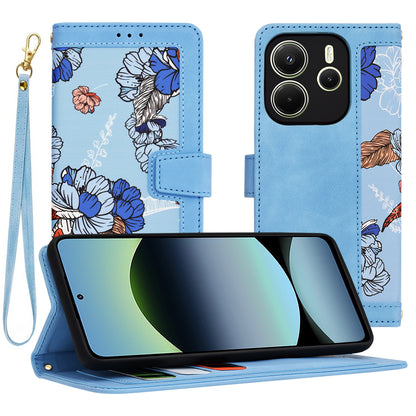 Kuori Xiaomi Redmi Note 14 4G:lle (Alueellinen), Techsuit, FlipCraft, Sininen