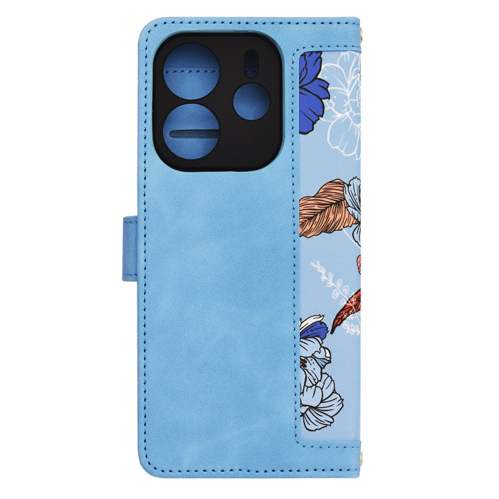 Kuori Xiaomi Redmi Note 14 4G:lle (Alueellinen), Techsuit, FlipCraft, Sininen